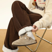 Load image into Gallery viewer, Thick Cotton Casual Corduroy Straight Wide-leg Pants