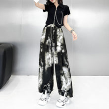 Load image into Gallery viewer, Tie-dyed Loose Ice Silk Casual Bloomers