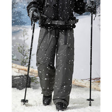 Load image into Gallery viewer, Winter White Duck Down Softshell Waterproof Warm Ski Pants
