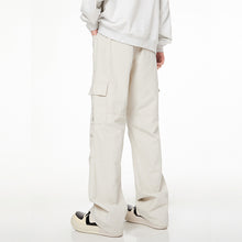 Load image into Gallery viewer, American Loose Straight Drape Wide Leg Large Pocket Casual Pants