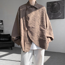 Load image into Gallery viewer, Retro Strappy Printed Loose Shirt