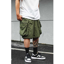 Load image into Gallery viewer, Large Pocket Zipper Casual Loose Shorts