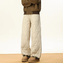 Load image into Gallery viewer, Contrast Checkered Cotton Thickened Casual Trousers