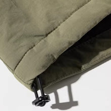 Load image into Gallery viewer, Color-blocked Crew Neck Quilted Cotton Coat