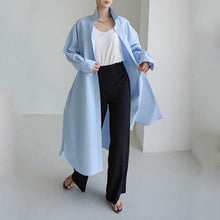 Load image into Gallery viewer, Long Loose Knee Straight Casual Shirt
