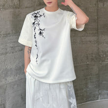 Load image into Gallery viewer, Embroidered Crew Neck Loose Short Sleeve T-shirt