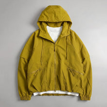 Load image into Gallery viewer, Loose-fit Cropped Hooded Jacket with 3D Tailoring
