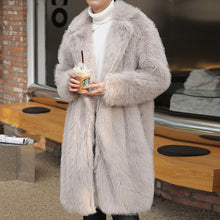 Load image into Gallery viewer, Winter Long Thick Faux Plush Coat