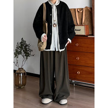 Load image into Gallery viewer, Japanese Faux Two-piece Loose Casual Knit Cardigan