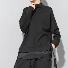 Load image into Gallery viewer, Faux Two-piece Ribbon Casual Loose Shirt