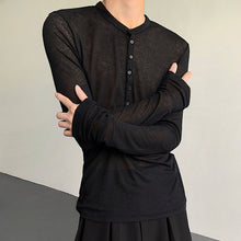 Load image into Gallery viewer, Slim Fit See-through Bottoming Shirt