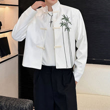 Load image into Gallery viewer, Retro Embroidered Stand Collar Short Buttoned Jacket