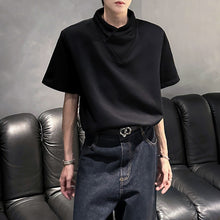 Load image into Gallery viewer, Loose Solid Color Padded Shoulder T-shirt