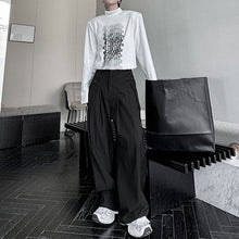 Load image into Gallery viewer, Gradient Letter Print Shoulder Pad Long Sleeve T-shirt