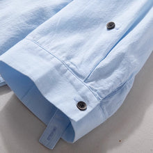 Load image into Gallery viewer, Stand Collar Casual Short Sleeve Shirt