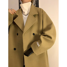 Load image into Gallery viewer, Double-breasted Loose Woolen Jacket