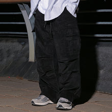Load image into Gallery viewer, Retro Thickened Corduroy Pocket Pants