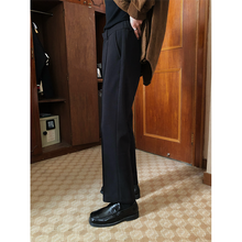 Load image into Gallery viewer, Retro Mid-waist Casual Straight-leg Loose Suit Pants