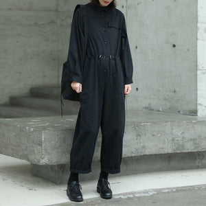 Simple Tooling Casual Loose Jumpsuit