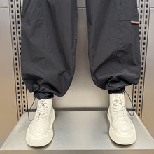 Load image into Gallery viewer, Loose-fit Quick-dry Drawstring Casual Pants with Drawstring Cuffs