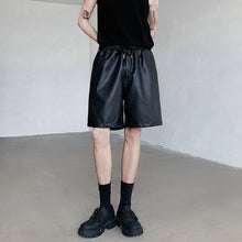 Load image into Gallery viewer, Retro Simple PU Leather Shorts