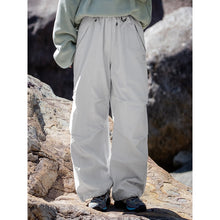 Load image into Gallery viewer, Winter Fleece-lined Drawstring Waterproof Pants