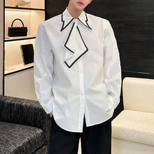 Load image into Gallery viewer, Loose Tie Long Sleeve Shirt

