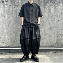 Load image into Gallery viewer, Japanese Style High-Waisted Pleated Lantern Pants