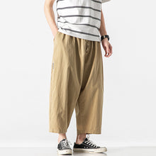 Load image into Gallery viewer, Retro Straight Loose Cropped Trousers