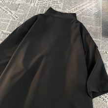 Load image into Gallery viewer, Ice Silk Retro Irregular Loose Short-sleeved Shirt