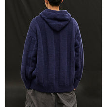 Load image into Gallery viewer, Warm Hooded Loose Knit Sweater