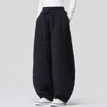Load image into Gallery viewer, Japanese Retro Quilted Padded Loose Lantern Pants