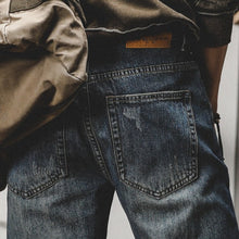 Load image into Gallery viewer, Vintage Washed Straight Leg Denim Pants