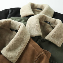 Load image into Gallery viewer, Suede Vintage Plus Velvet Warm Jacket