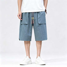 Load image into Gallery viewer, Thin Loose-fitting Straight-leg Casual Shorts