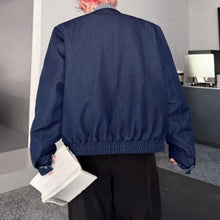 Load image into Gallery viewer, American Retro Plaid Patchwork Faux Two-piece Jacket