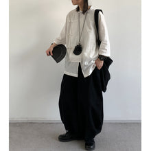 Load image into Gallery viewer, Loose Vintage Cotton and Linen Shirt Top