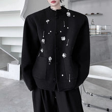 Load image into Gallery viewer, Beaded Knitted Cardigan Jacket