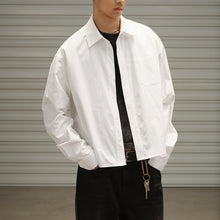 Load image into Gallery viewer, Vintage Pocket Loose Long Sleeve Shirt