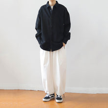 Load image into Gallery viewer, Japanese Retro Washed Cotton Loose Shirt