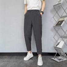 Load image into Gallery viewer, Casual Slim-Fit Cropped Trousers