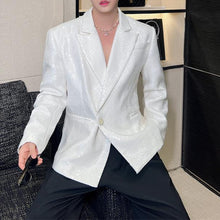 Load image into Gallery viewer, Handmade Sequin Party Event Blazer