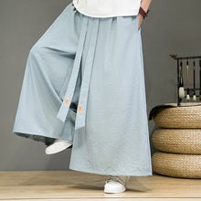 Load image into Gallery viewer, Loose Casual Strappy Straight Trousers