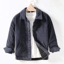 Load image into Gallery viewer, Corduroy Warm Lapel Cotton Jacket