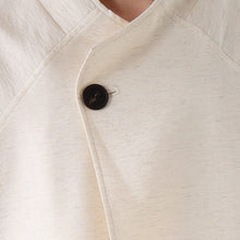 Load image into Gallery viewer, Cotton and Linen Loose Casual Stand Collar Jacket