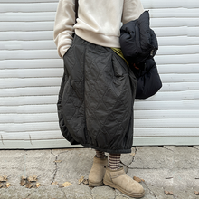 Load image into Gallery viewer, Retro Mid-length Irregular Bud Skirt
