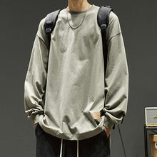 Load image into Gallery viewer, Round Neck Loose Side Slits T-shirt