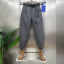 Load image into Gallery viewer, Autumn and Winter Thick Straight Harem Pants