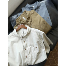 Load image into Gallery viewer, Japanese Retro Cotton Cargo Shirt