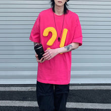 Load image into Gallery viewer, Symbol Graphic Crew Neck Casual T-shirt